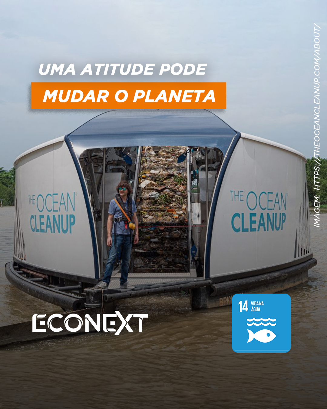 Uma atitude pode mudar o planeta. 