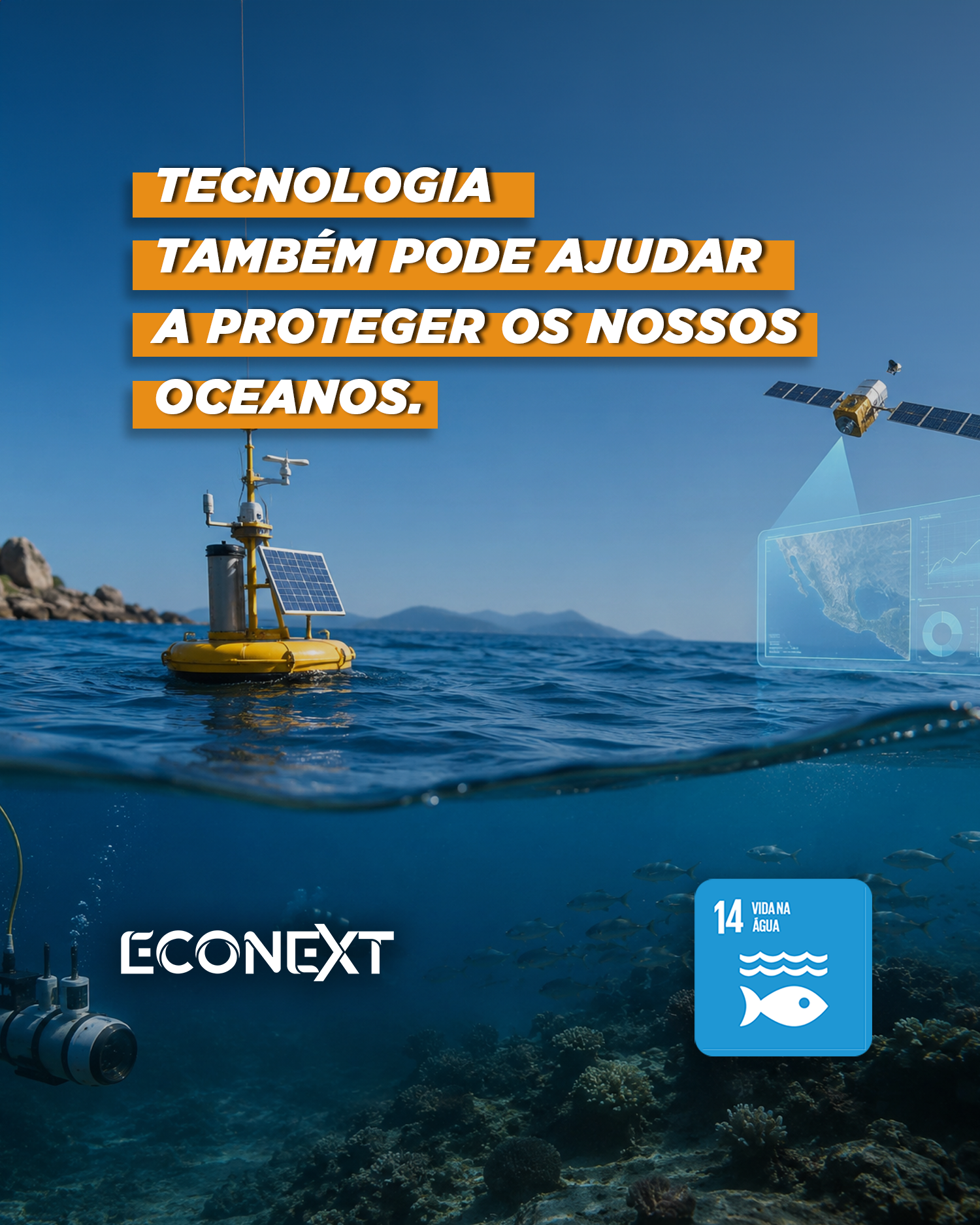Tecnologia também pode ajudar a proteger os nossos oceanos