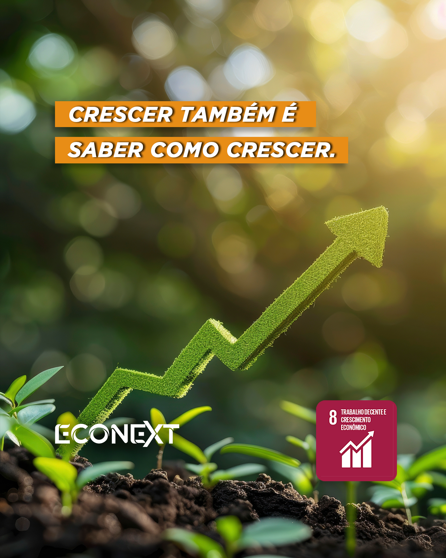 Crescer também é saber como crescer.