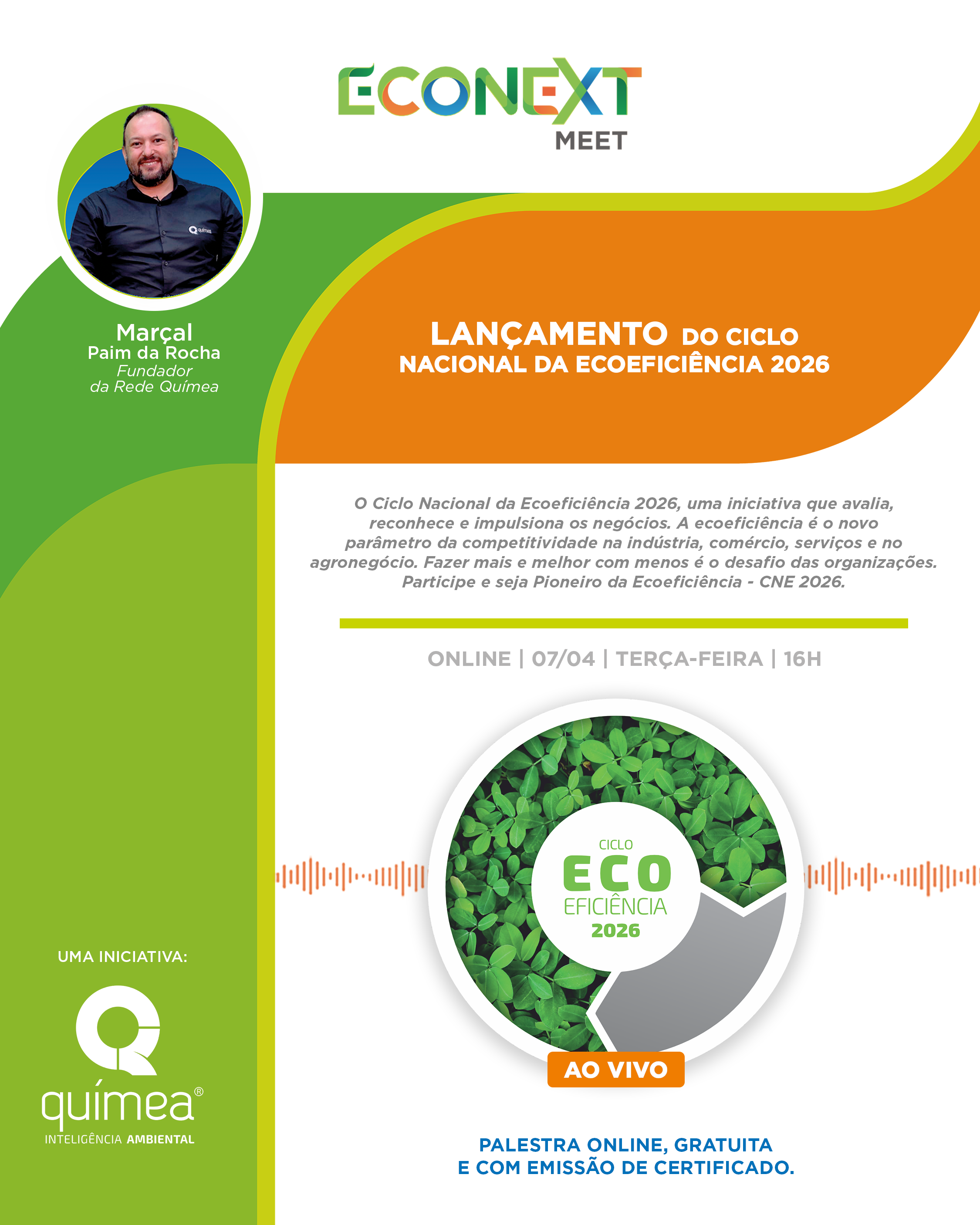 Lançamento do Ciclo Nacional da Ecoeficiência 2026