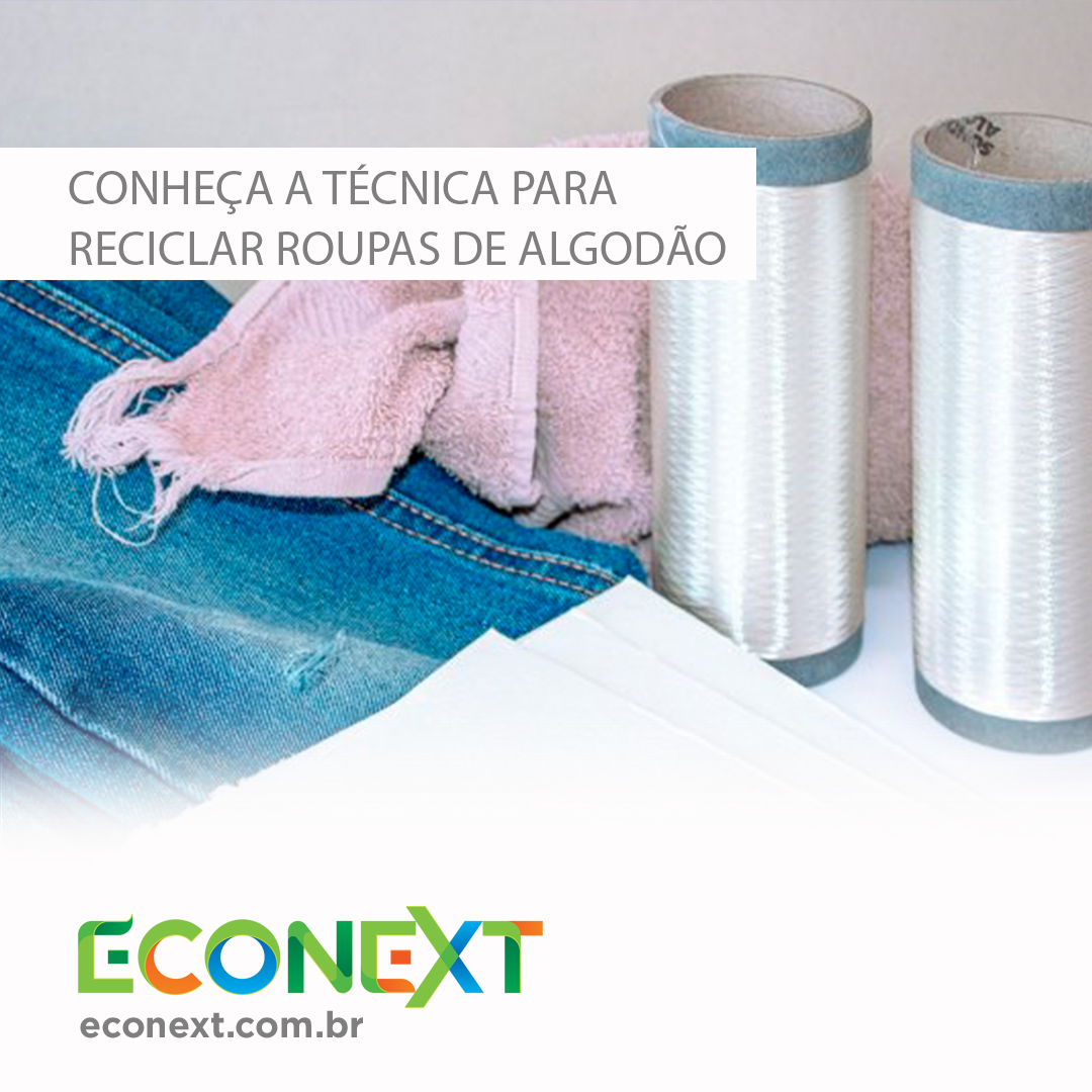 Conheça a técnica para reciclar roupas de algodão