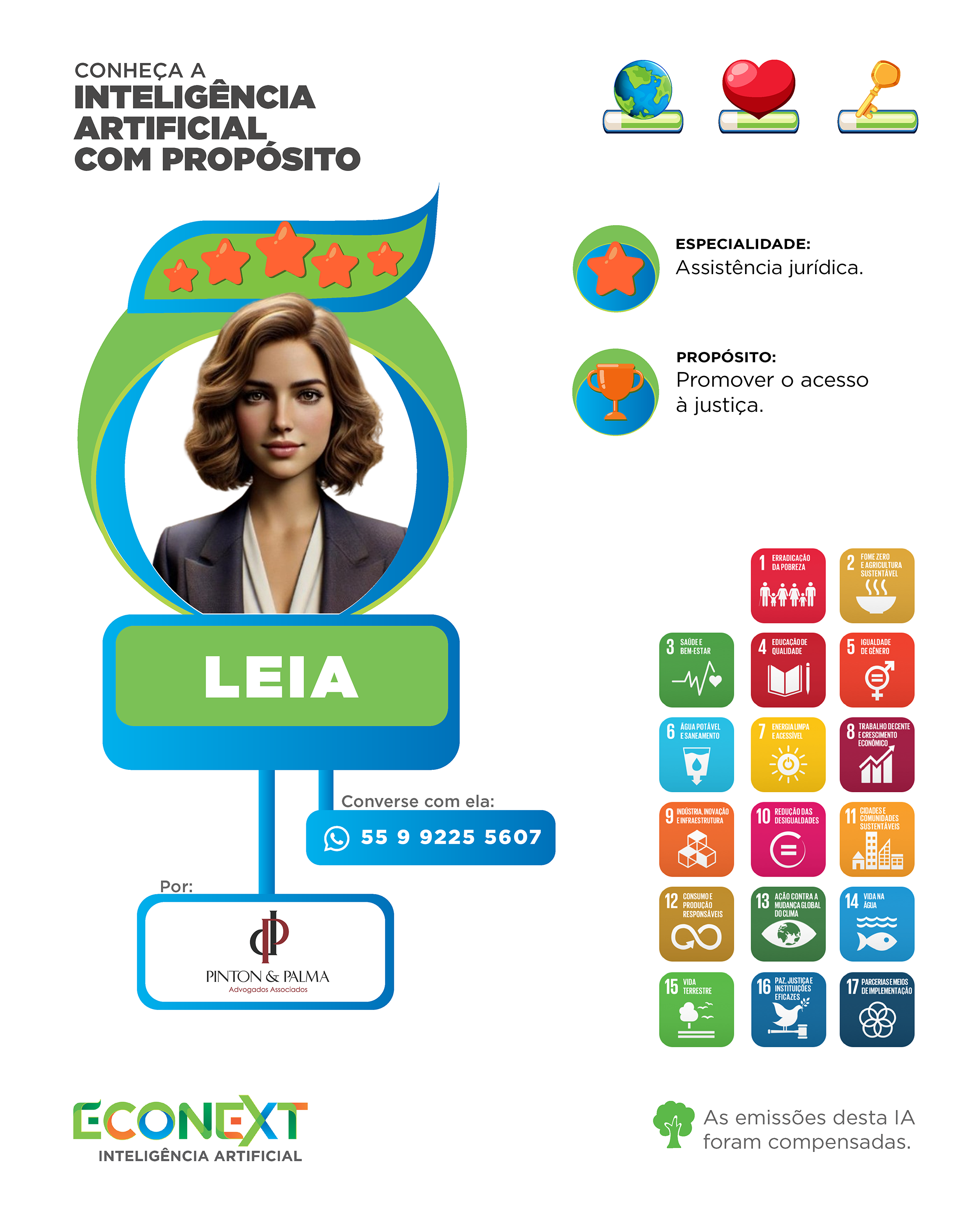 Conheça a LeIA - IA por Pinton e Palma Advogados Associados