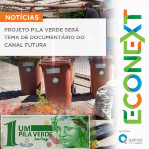 Projeto Pila Verde será tema de documentário do Canal Futura