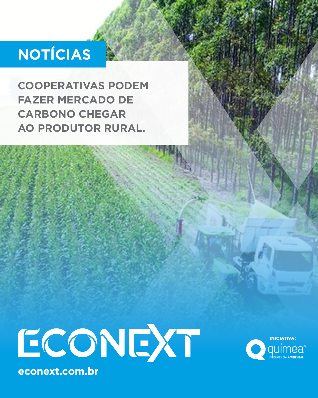 Através do cooperativismo, os produtores rurais poderão se beneficiar com a geração de créditos de carbono