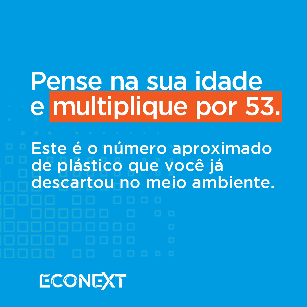 Você sabe qual a quantidade média de plástico que um brasileiro produz ao ano?