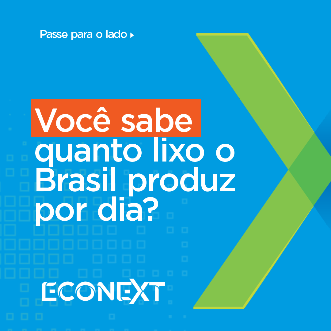 Você sabe quanto lixo o Brasil produz ao dia?