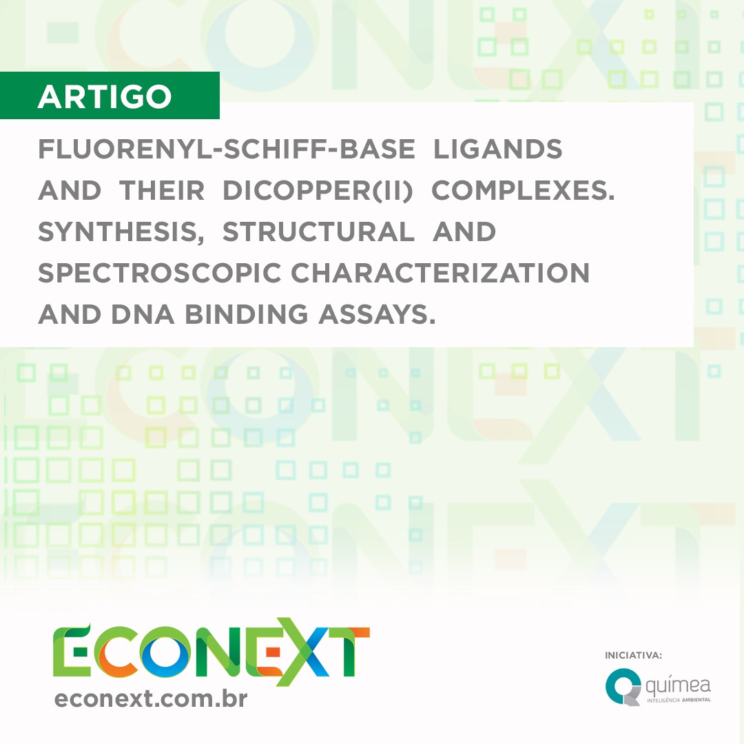 Fluorenyl-Schiff-base  ligands  and  their  dicopper(II)  complexes.  Synthesis,  structural  and spectroscopic characterization and DNA binding assays.