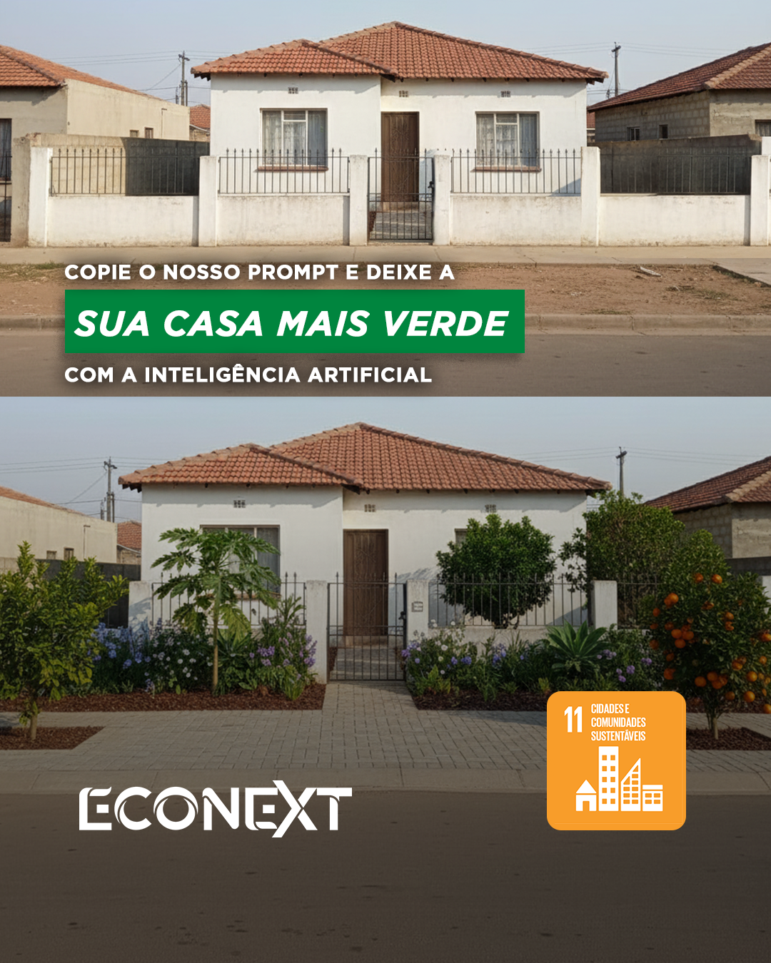 Sua Casa mais Verde - Copie o nosso Prompt 