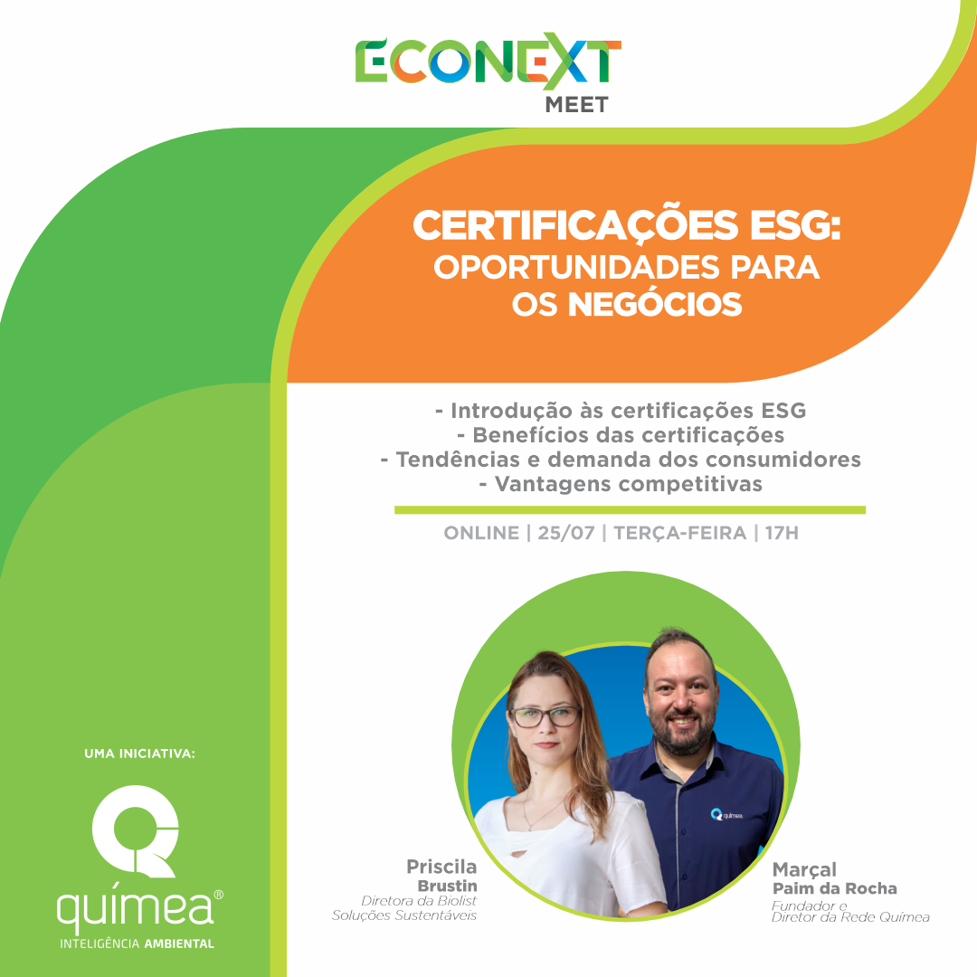 Econext Meet: "Certificações ESG: Oportunidades para os Negócios"