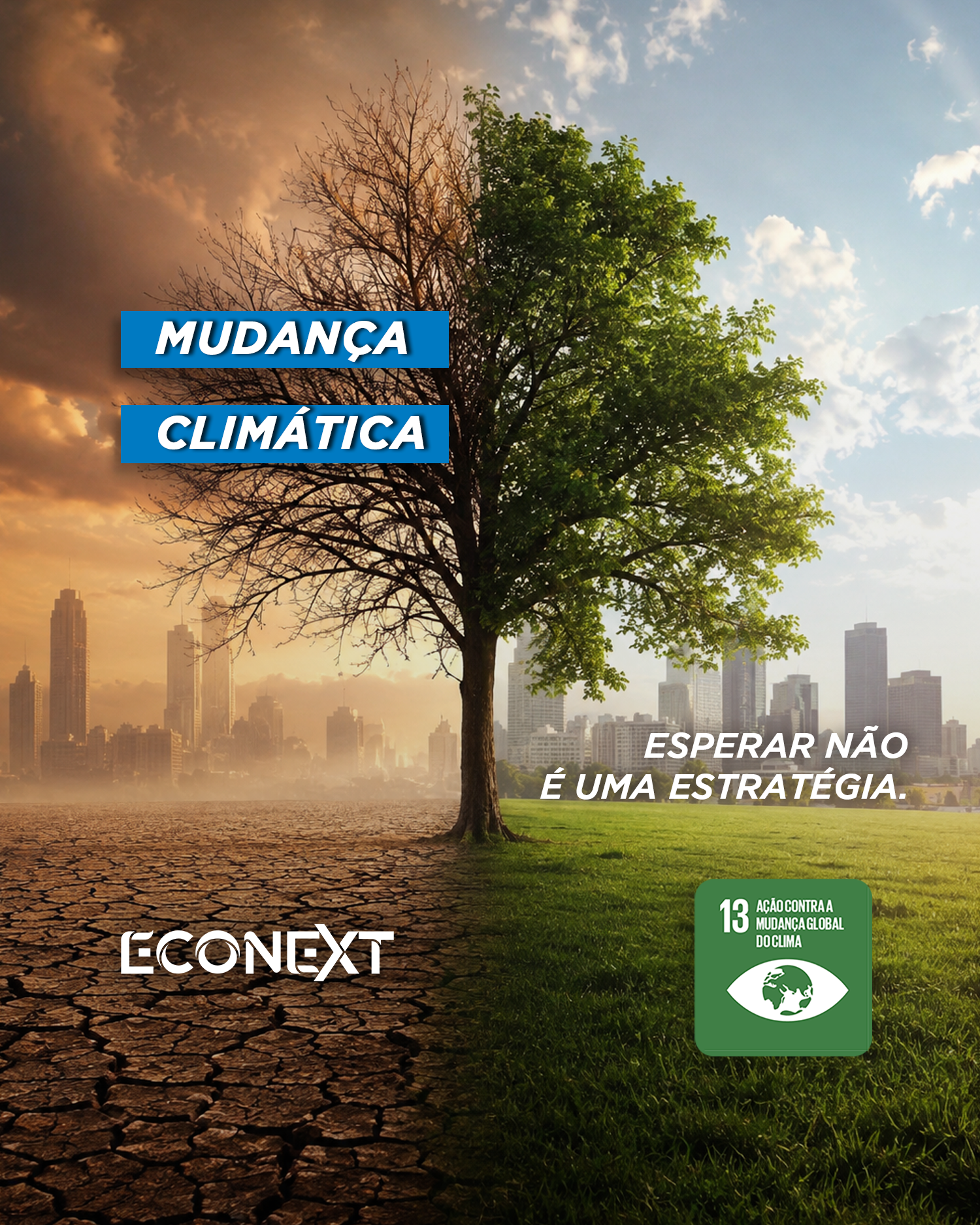 Mudança climática: esperar não é uma estratégia.