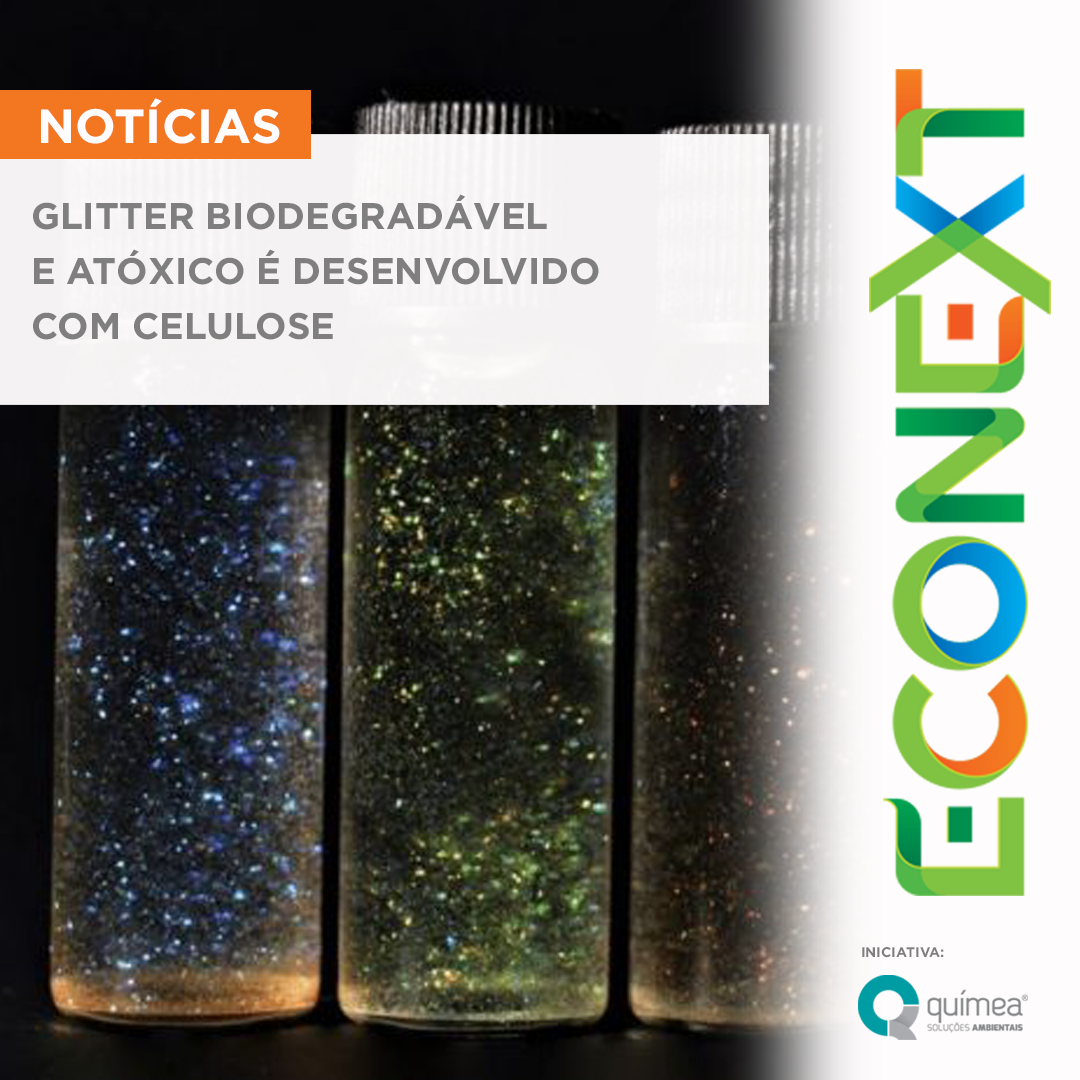 Glitter biodegradável e atóxico é desenvolvido com celulose