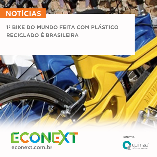 1ª bike do mundo feita com plástico reciclado é brasileira