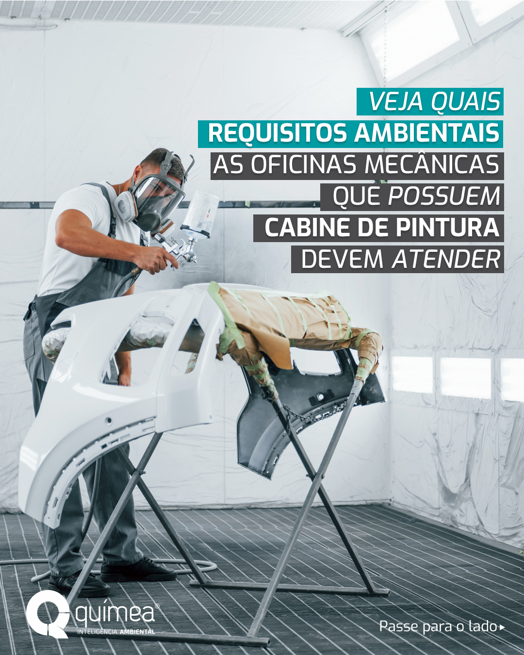 Veja quais requisitos ambientais as oficinas mecânicas que possuem cabine de pintura deverão atender