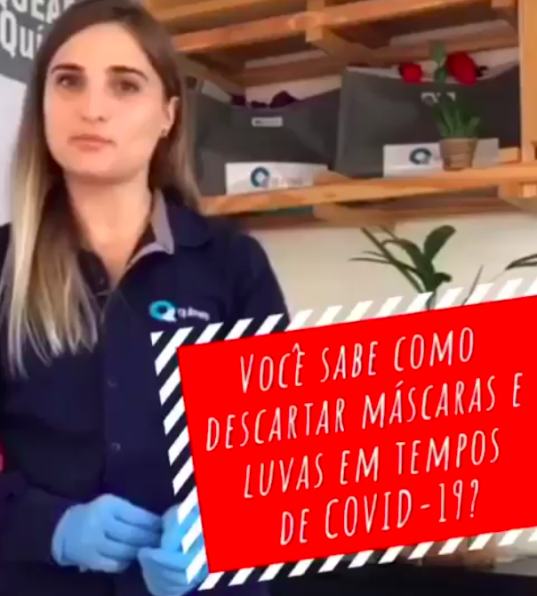 Você sabe como descartar máscaras e luvas em tempos de Covid-19?