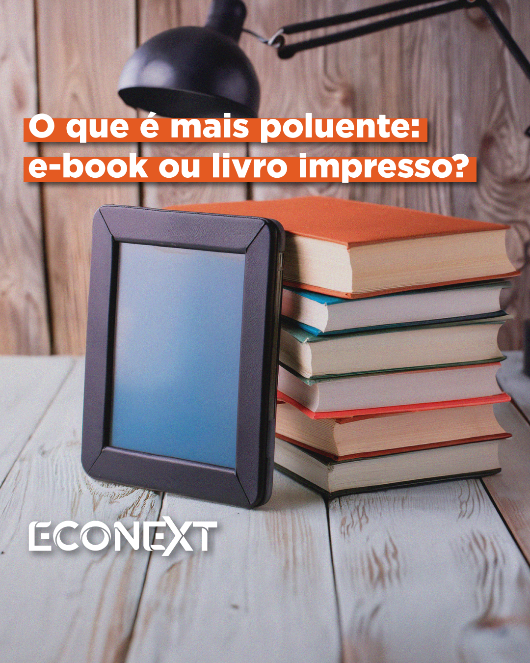 O que é mais poluente: e-book ou livro impresso?