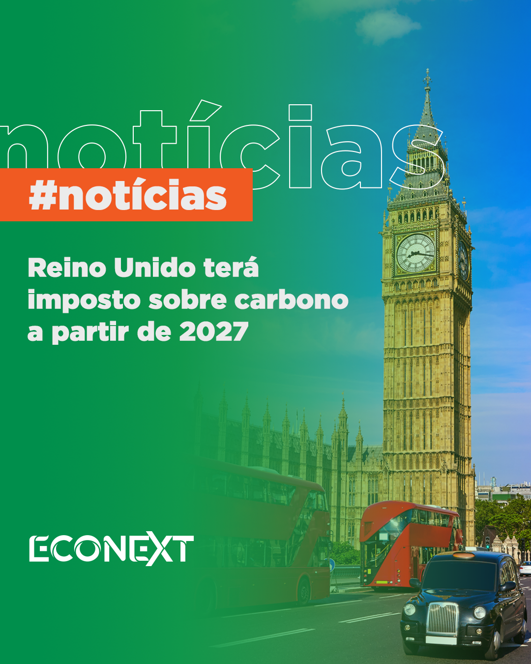 Reino Unido terá imposto sobre carbono a partir de 2027