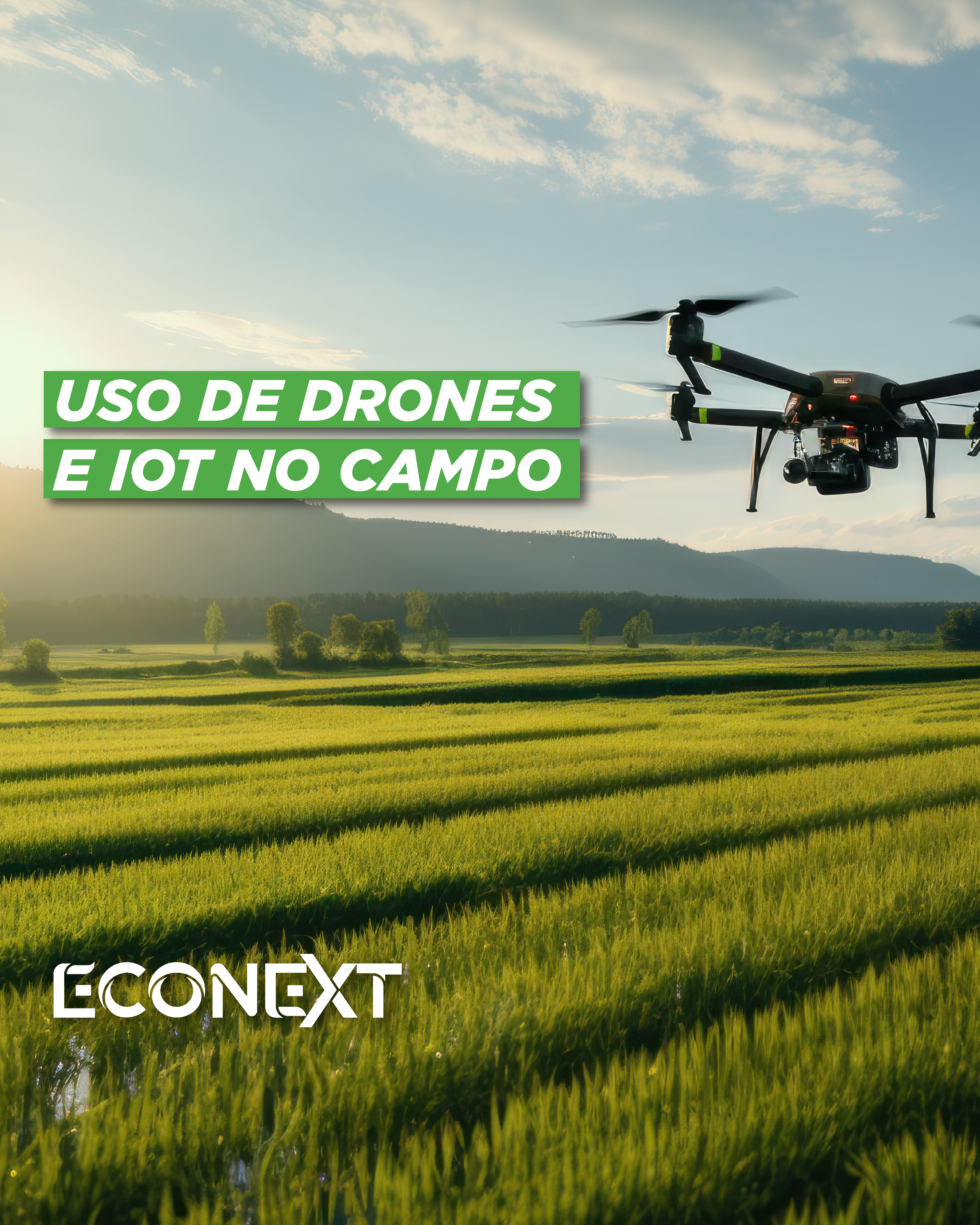 Uso de Drones e IOT no Campo