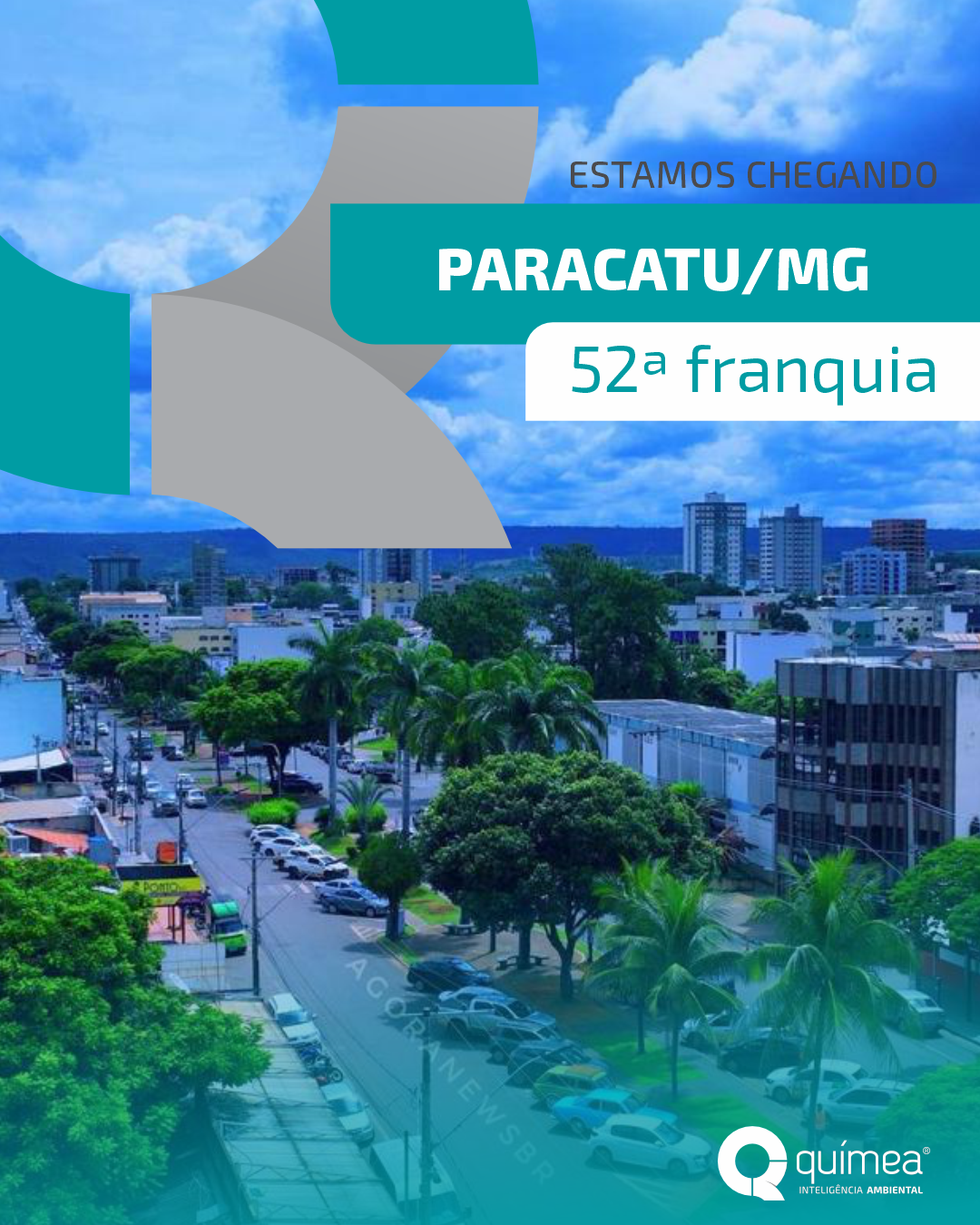 Estamos chegando, Paracatu/MG!