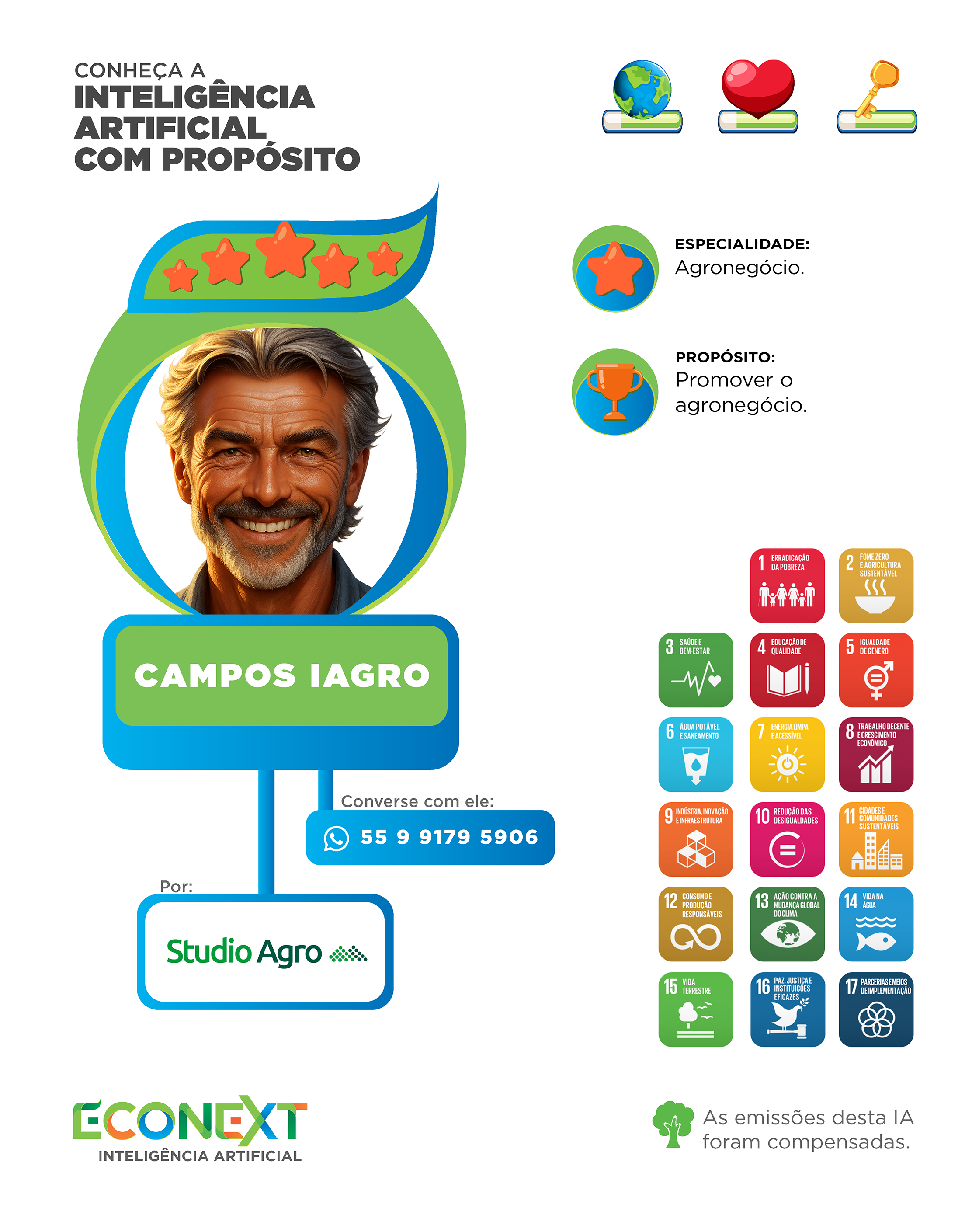 Conheça o Campos - IA por Estúdio Agro