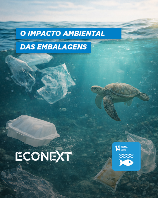 O impacto ambiental das embalagens