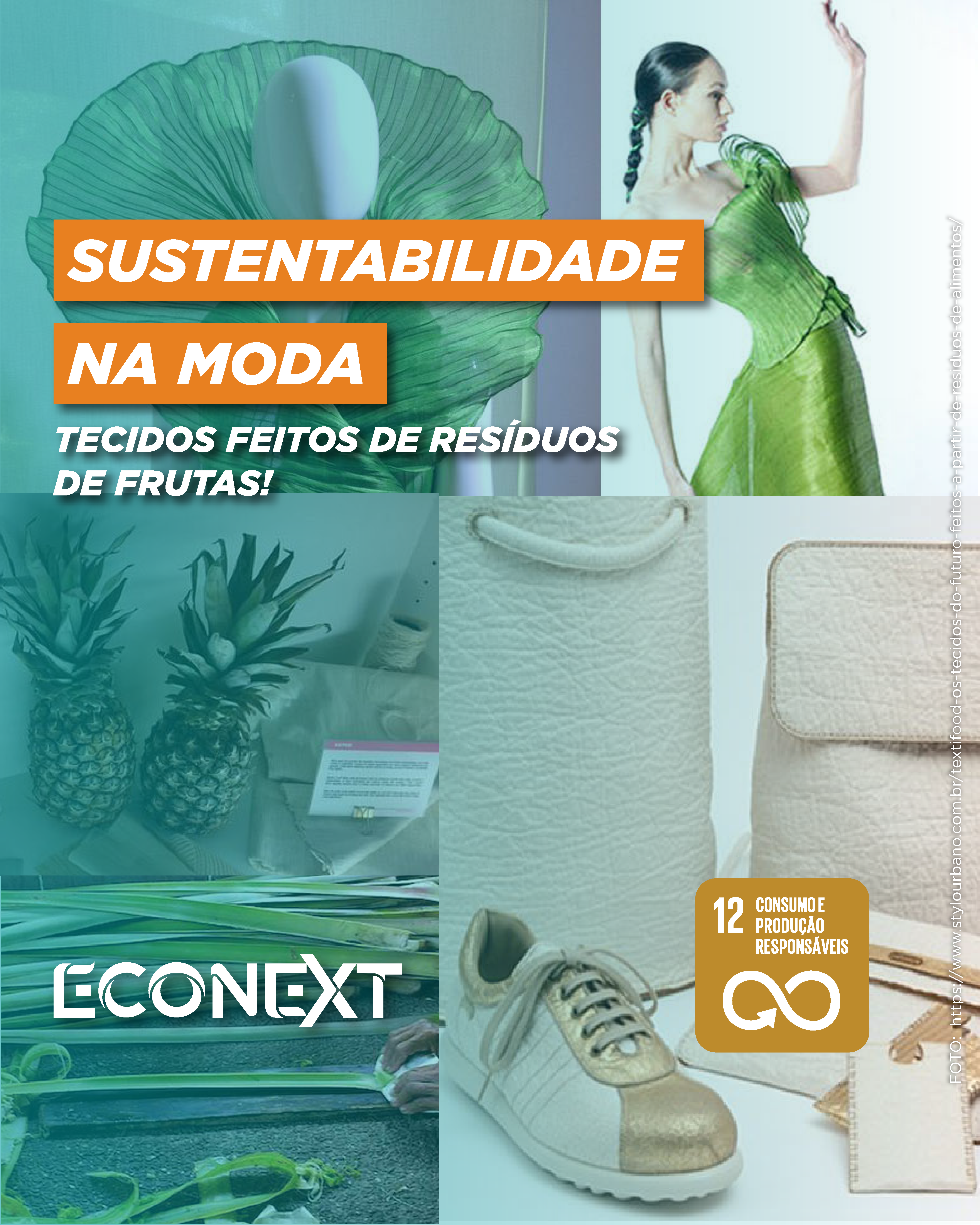 Sustentabilidade na moda: tecidos feitos de resíduos de frutas! 