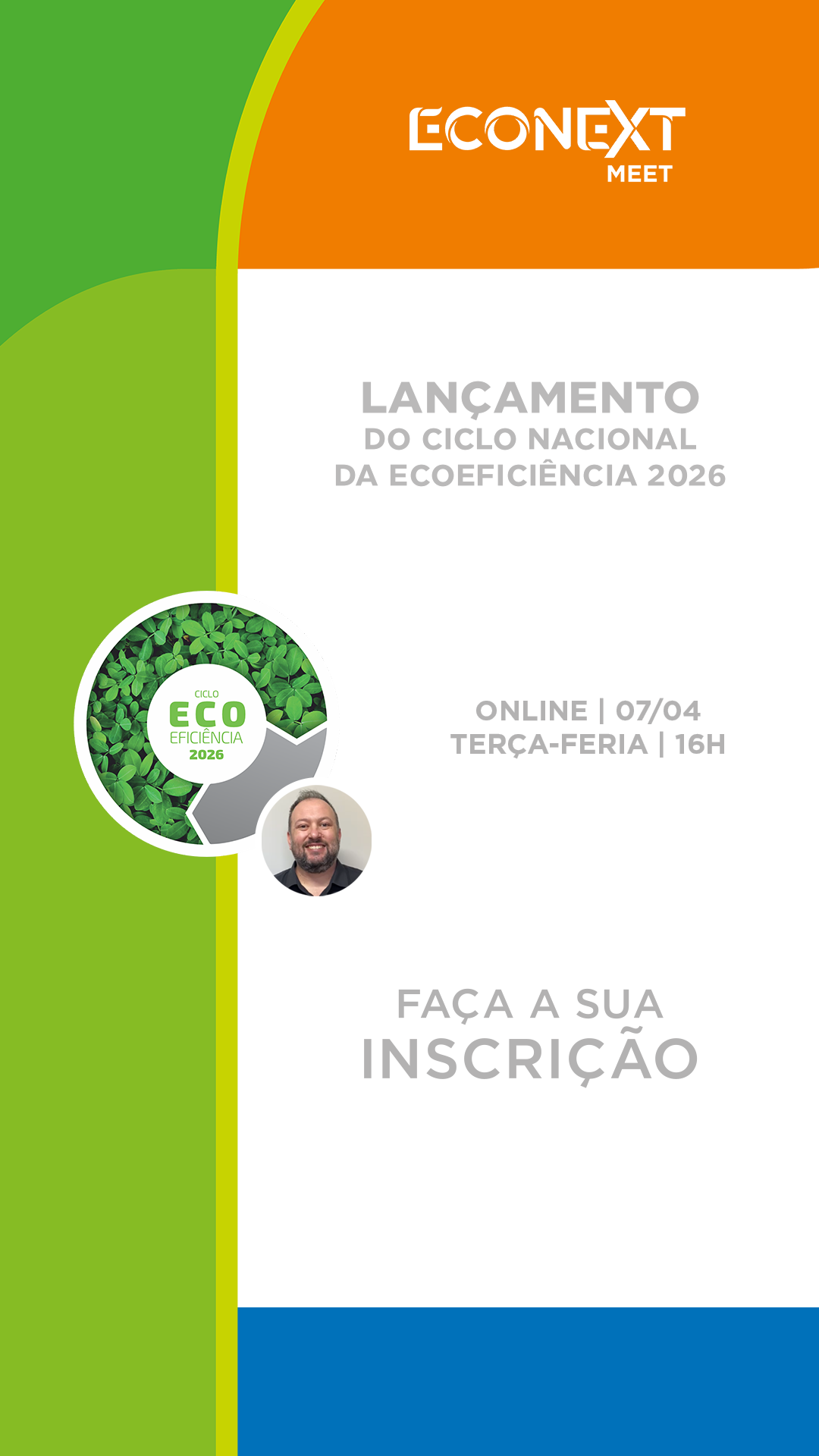 Convite de Lançamento do Ciclo Nacional da Ecoeficiência 2026